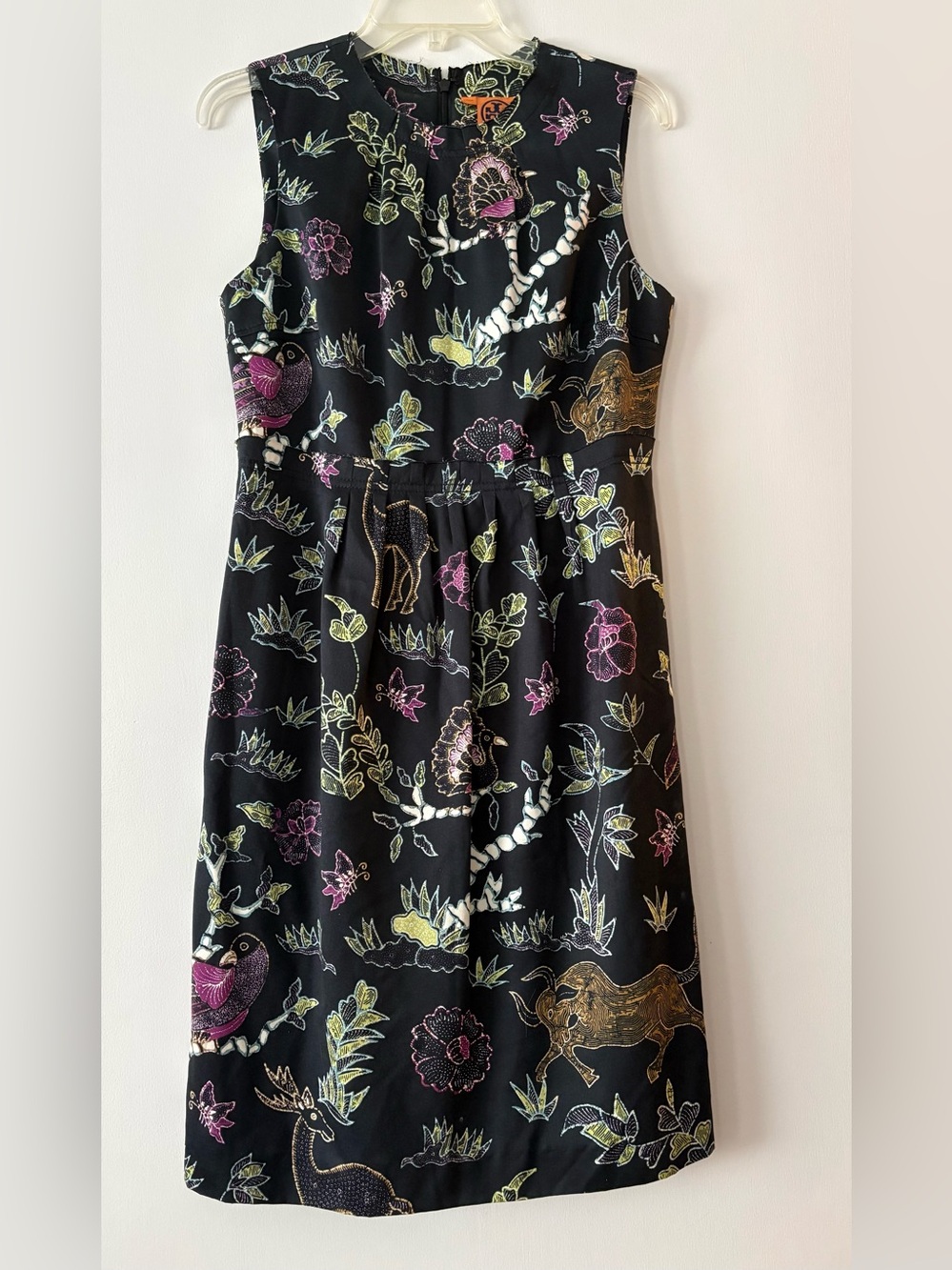 Tory Burch Belinda Silk Jungle Animal Print Dress Size